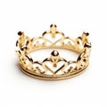 Gold Crown Inspired Ring - Meticulous Design With Romantic Emotivity