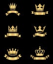 Gold Crowns and Banners