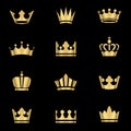 Gold Crowns Set