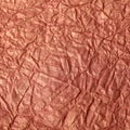 Gold crumpled tissue paper texture for background