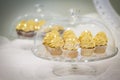 Gold Cupcake Royalty Free Stock Photo