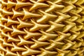 The gold curtain texture background. Royalty Free Stock Photo