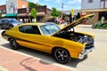 1971 Gold with Custom Black Stripes Chevy Chevelle