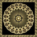 Gold 3d flower. Luxury round mandala pattern. Rosette. Vector background. Surface ornate Deco backdrop. Modern shiny radial