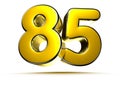 85 gold 3D.