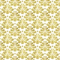 Gold Damascus pattern