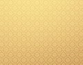 Gold damask pattern background