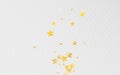 Gold Decoration Stars Vector Transparent