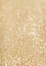 Gold defocused glitter background