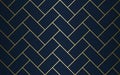 Gold diagonal geometric texture seamless pattern. Abstract vector checkered rectangle background