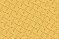 Gold diamond plate texture Royalty Free Stock Photo