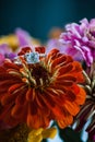 Gold Wedding Ring on Bouquet of Wildflowers