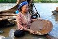 Gold diggers in Indonesia on an island Borneo Royalty Free Stock Photo