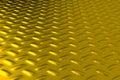 Gold dirty checkered steel plate