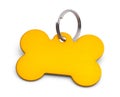 Gold Dog Bone Tag