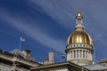 Gold dome of the New Jersey State Capitol Building Royalty Free Stock Photo