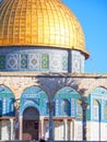 Gold Dome of the Rock Mosque Jerusalem