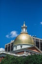 Gold Dome in Boston Royalty Free Stock Photo