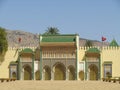 Gold doors of Royal palace, Fes, Morocco Royalty Free Stock Photo