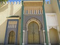 Gold doors of Royal palace, Fes, Morocco Royalty Free Stock Photo