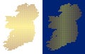 Gold Dot Ireland Island Map