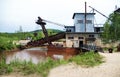 Gold Dredge Royalty Free Stock Photo