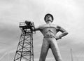 Gold driller ,black and white picture Tulsa