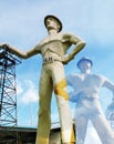 Gold driller front and back , Tulsa Oklahoma USA