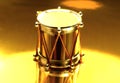 Gold Drum Royalty Free Stock Photo