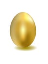 Gold egg Royalty Free Stock Photo