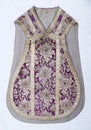 Gold embroidered church chasubles