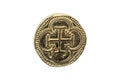 Gold Escudos Coin of Philip II of Spain Cross In Quatrefoil Reverse side