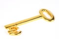 Gold euro key Royalty Free Stock Photo