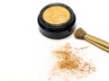 Gold Eyeshadow Royalty Free Stock Photo