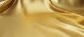 Gold fabric background for product display 3D render Royalty Free Stock Photo