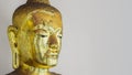 The Gold face Buddha statue , Bangkok Thailand Royalty Free Stock Photo