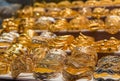 Gold on the famous Golden Souk in Dubai Royalty Free Stock Photo