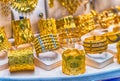 Gold on the famous Golden Souk in Dubai Royalty Free Stock Photo