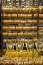 Gold on the famous Golden souk in Dubai Royalty Free Stock Photo