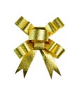 Gold fancy gift bow