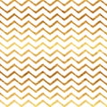 Gold Faux Foil Chevron Metallic Pattern