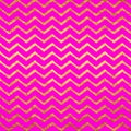 Gold Faux Foil Chevrons Metallic Hot Pink Magenta Background Royalty Free Stock Photo