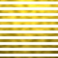 Gold Faux Foil Metallic Horizontal Stripes White Background