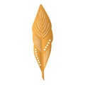 Gold feather of bird with patterns of dots and lines on smooth golden gradient plume surface