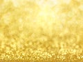 Gold Festive Christmas background.