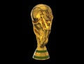 Gold FIFA world cup trophy