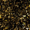 Gold flake glitter background