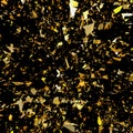 Gold flake glitter background