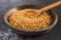 Gold Flaxseeds in a Bowl
