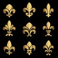 Gold Fleur De Lis